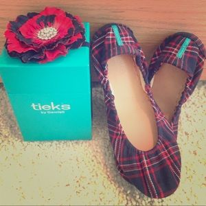 Tieks Heritage Plaid Flats.